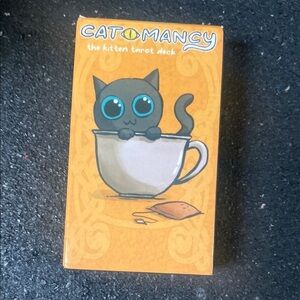 Catomancy Tarot Deck - Orange and Black